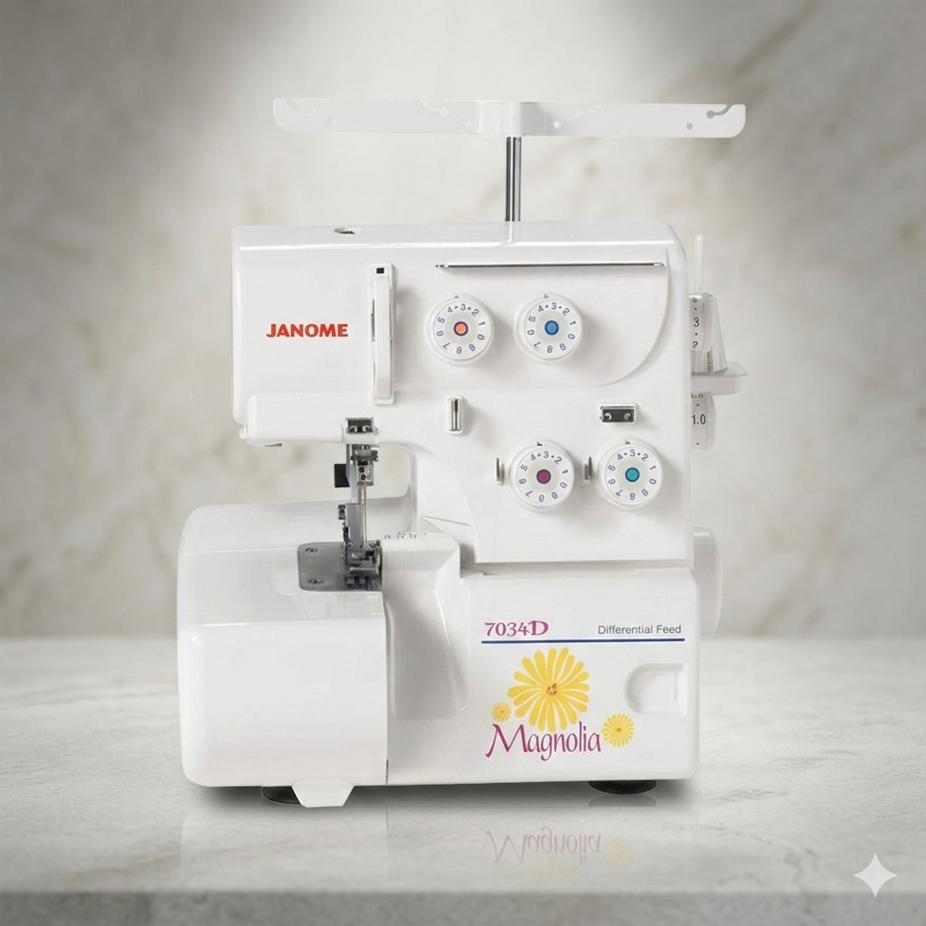 Janome 7034D Industrial Overlock Sewing Machine (Made in Taiwan)